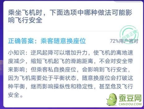 乘坐飞机时,下面选项中哪种做法可能影响飞行安全 乘坐飞机时下面选项中哪种做法可能影响飞行安全 蚂蚁庄园乘坐飞机